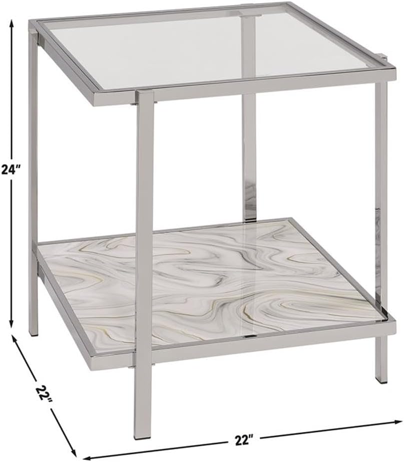 Pemberly Row Contemporary 3-Piece Coffee & End Table Set, Engineered Wood...