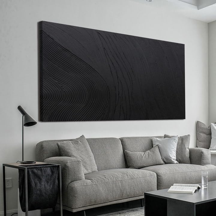 Canvas Wall Art Decor Modern Textured Wall Art Decor Canvas Art Wall Decor Bl...