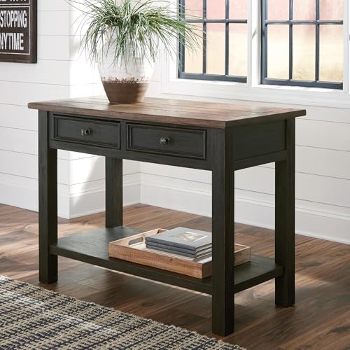 Signature Design by Ashley Tyler Creek Farmhouse Console Table, 2 Drawers | B...