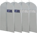 Suit Bags for Closet Storage, 43" Garment Bags for Hanging Clothes(Set of 4, 23.3'' X 43'')