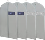 Suit Bags for Closet Storage, 43" Garment Bags for Hanging Clothes(Set of 4, 23.3'' X 43'')