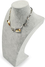 Oirlv Velvet 3-Dimensional Jewelry Stand Necklace Pendant Chain Jewelry Bust Display Holder (H15.16)