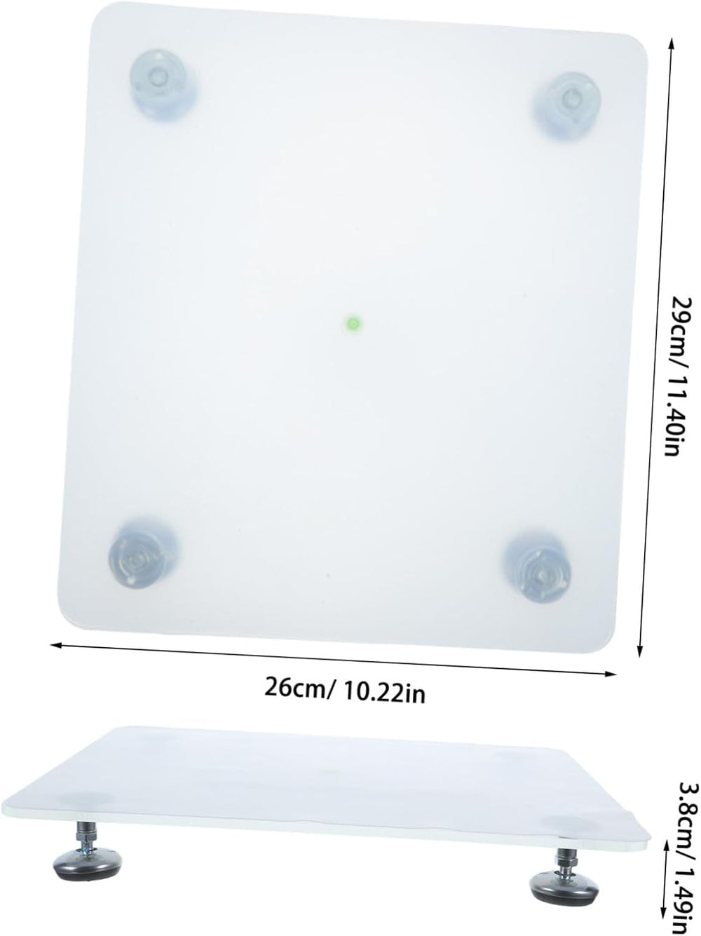 Homoyoyo Adjustable Epoxy Resin Leveling Table with Acrylic Material, Easy Ho...