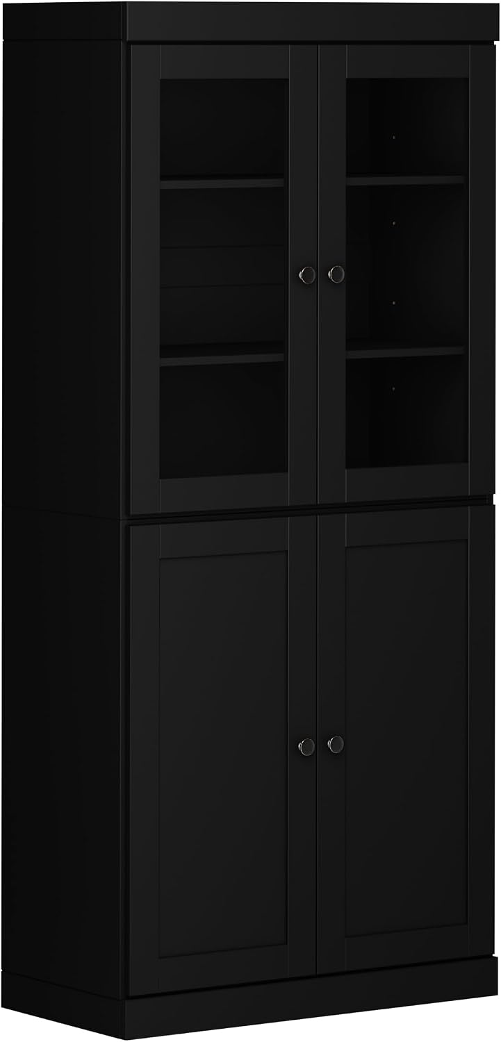 Palace Imports Solid Wood Tall Pantry Cabinet – 71.5" H x 32" W – B...