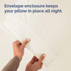 Standard Pillow Cases - 4 Pack - Super Soft Pillowcase Covers - Envelope Enclosure - Hotel Quality Pillow Protectors - Wrinkle Free, Shrink & Stain Resistant - Machine Washable - 20" x 26" (Off White)