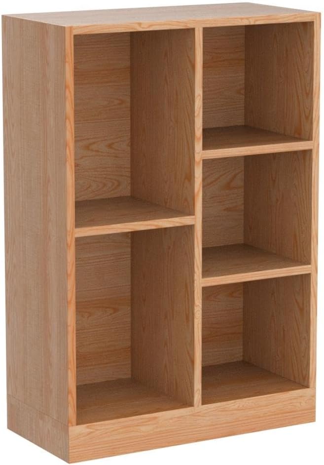 IOTXY Open Shelf Low Bookcase - Wooden 3-Tier Floor Standing Display Cabinet ...