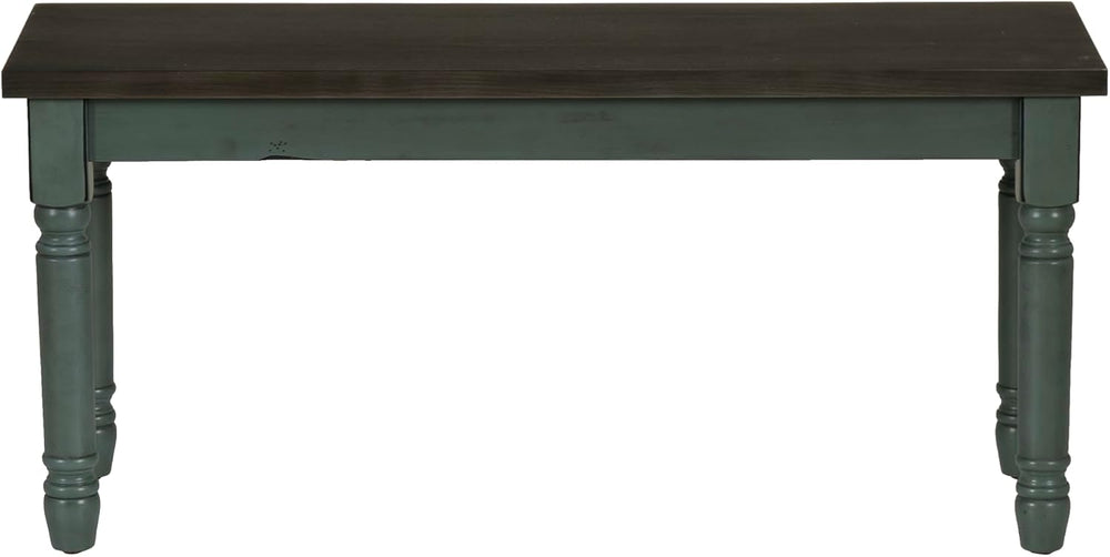 Powell Furniture Willow Dining Bench, Multicolor, 40”W x 14.02”D x 18.31”H
