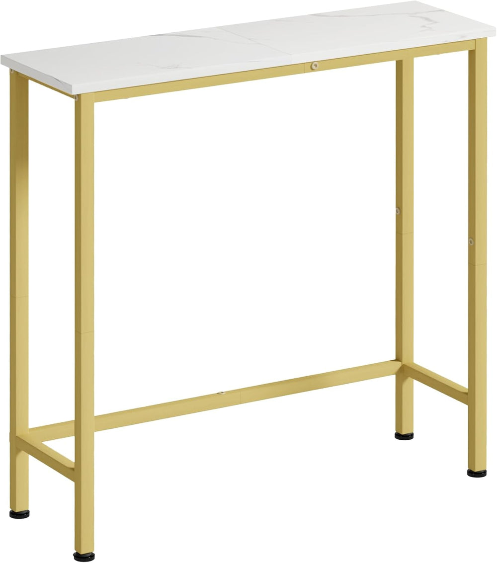 Narrow Console Table, 29.5" Small Entryway Table, Thin Hallway Tables, S...