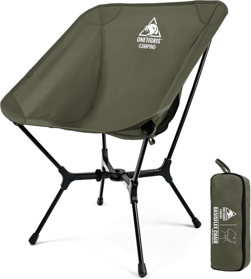 ONETIGRIS OasisFlex Camping Chair,Portable Chair with Carry Bag,Great for Cam...