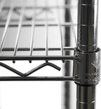 Shelving Inc. 24" d x 72" w Chrome Wire Shelving with 2 Tier Shelves, Weight Capacity 800lbs Per Shelf