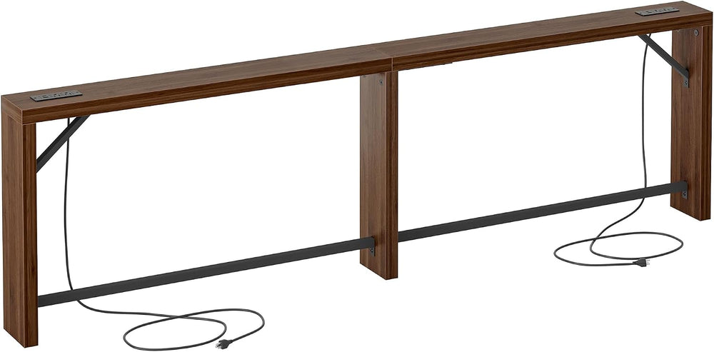 TIQLAB Sofa Table, 110 inch (1.2'' Thick Tabletop) Long Console Table...