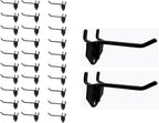 30 Packs 4" Long Metal Pegboard Hooks, Standard Hooks is Fit to Any Pegboard Panels