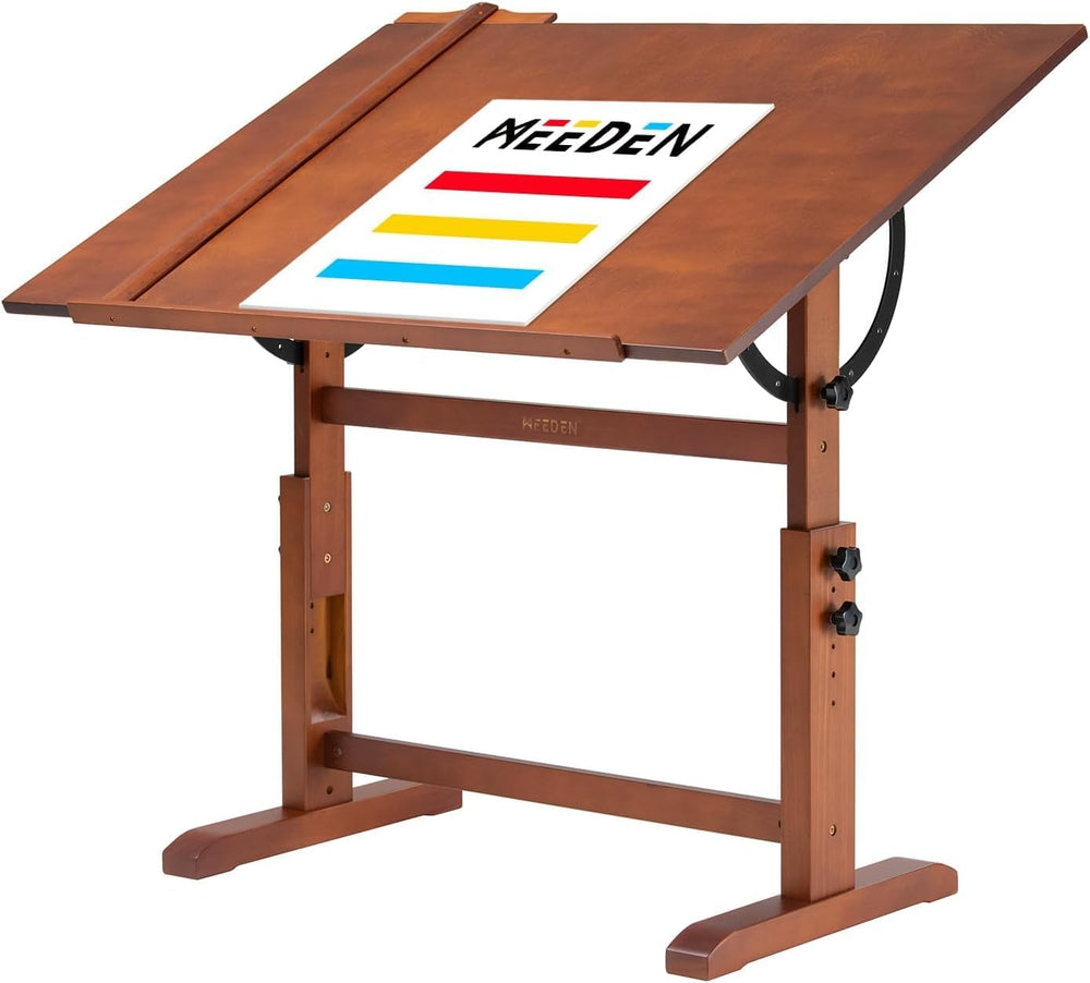MEEDEN Extra-Large Wood Drafting Table: 42" x 30" Artist Drawing De...