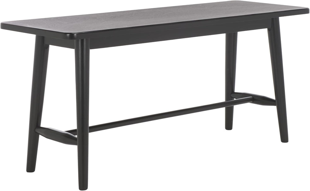 SAFAVIEH Home Collection - Florent Rectangular Bench, Black Finish Seating (B...