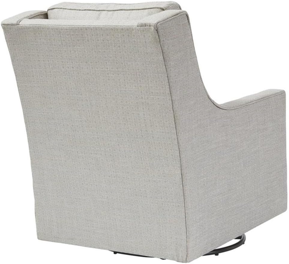 Signature Design by Ashley Kambria Contemporary Swivel Glider Nursery Accent Chair, Gray