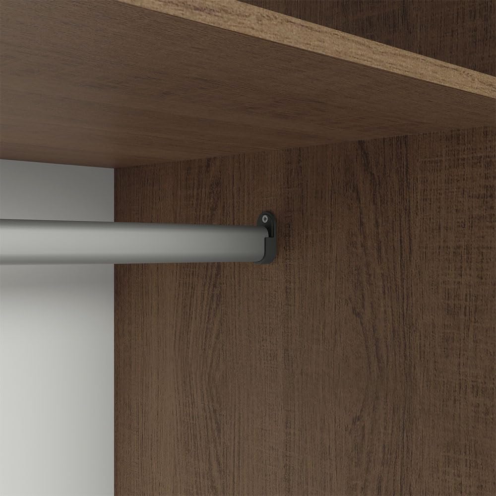 Madesa Kitchen Pantry Storage Cabinet with 2 Doors, Ample Shelf and Hanging S...