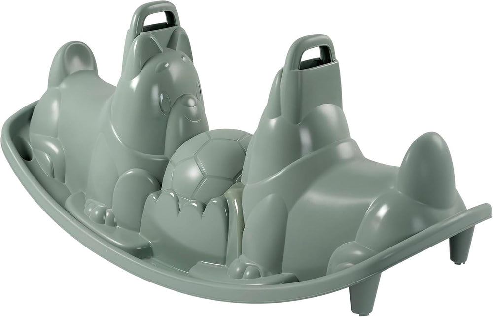 Smoby Life - Swing dogs - 2 ergonomic seats, 1 middle seat, 2 handles - Recyc...