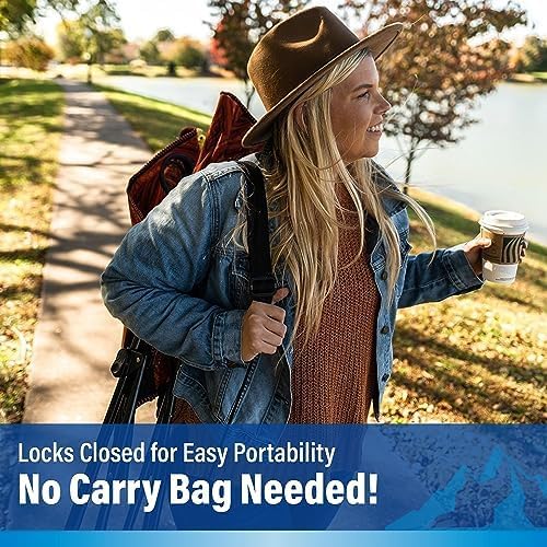 Kijaro Dual Lock Portable Camping Chairs - Enjoy the Outdoors with a Versatil...