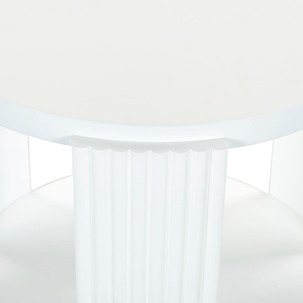 SAFAVIEH Couture Collection Liabella White Round Accent Table