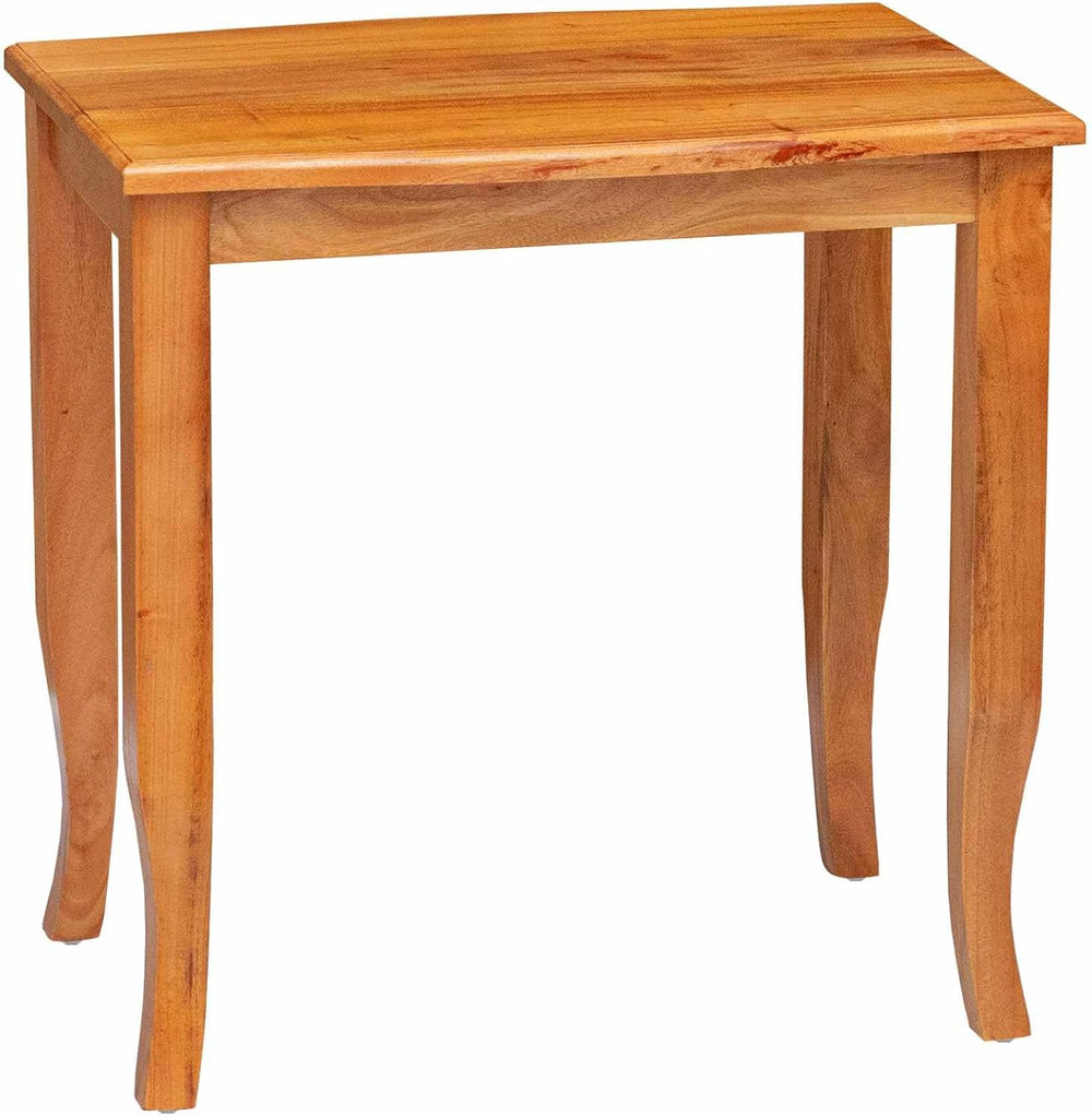 Nesting Side Tables 3 pcs Natural 23.62 x 17.72 x 23.82 in | Solid Mahogany, ...