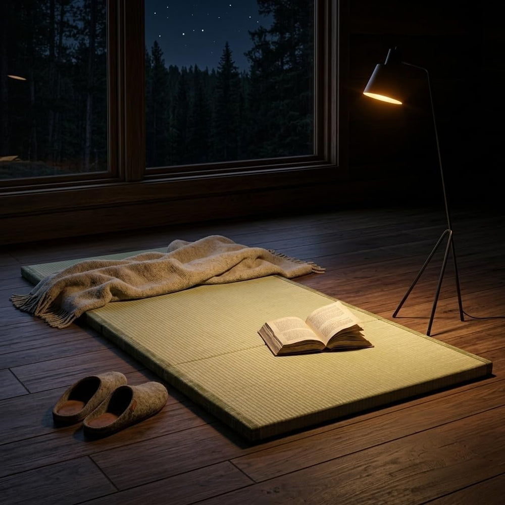 MustMat Tatami Mat Foldable Japanese Floor Mattress 35.4"x78.7"x1.2...
