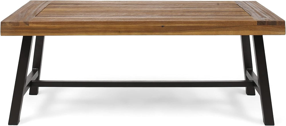 Christopher Knight Home Carlisle Outdoor Acacia Wood Coffee Table, Sandblast/...