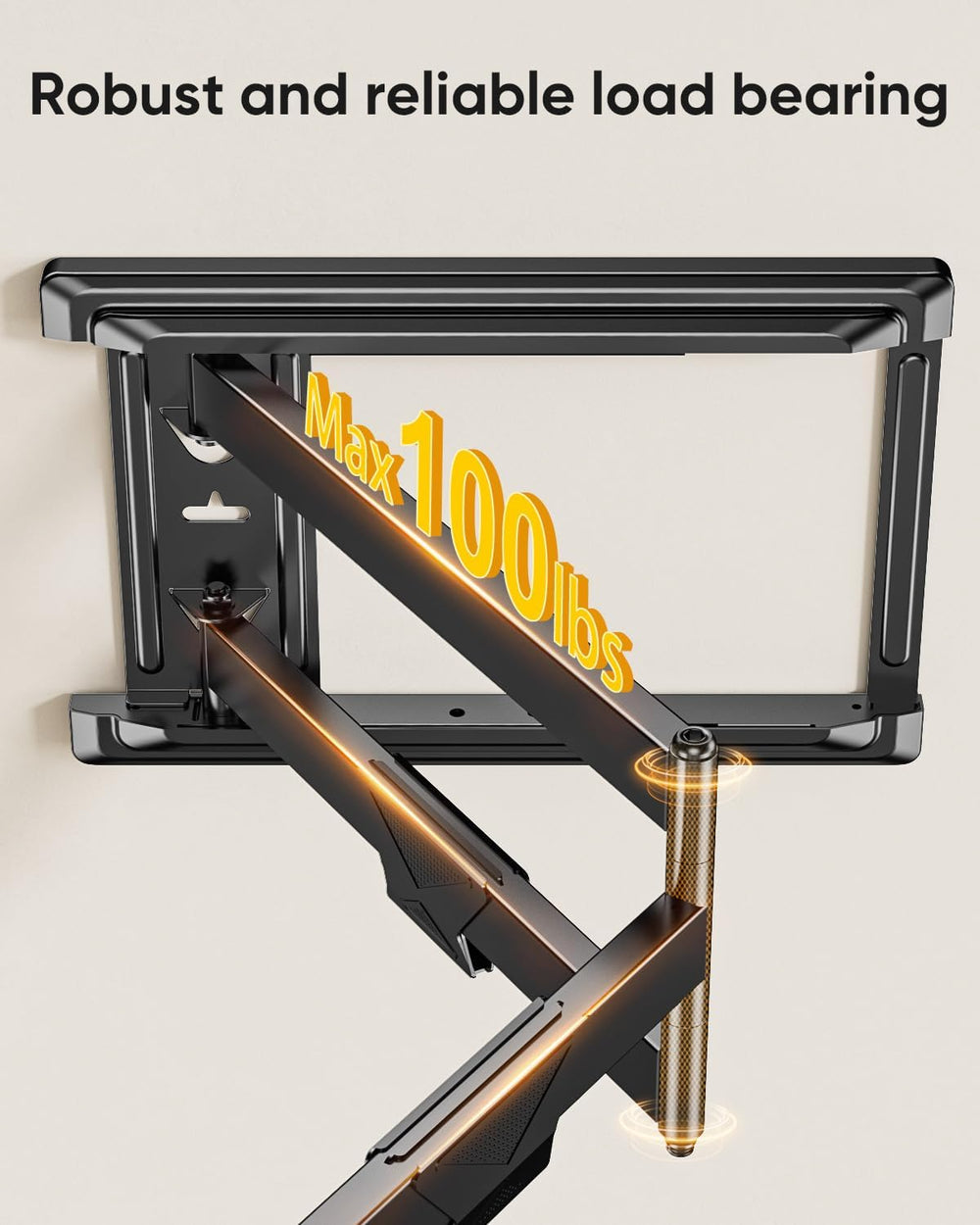 FORGING MOUNT Corner TV Wall Mount for Most 37-75 Inch TVs up to 99lbs | Full...