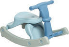 ECR4Kids Sit-N-Rock Plastic Toddler Chair and Rocking Horse, Flexible Seating, Seafoam