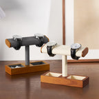 Oirlv Solid Wood Watch Display Stand T-bar Watch Stand for Men and Women Jewelry Accessory Organizer for Store and Home(SM19101)