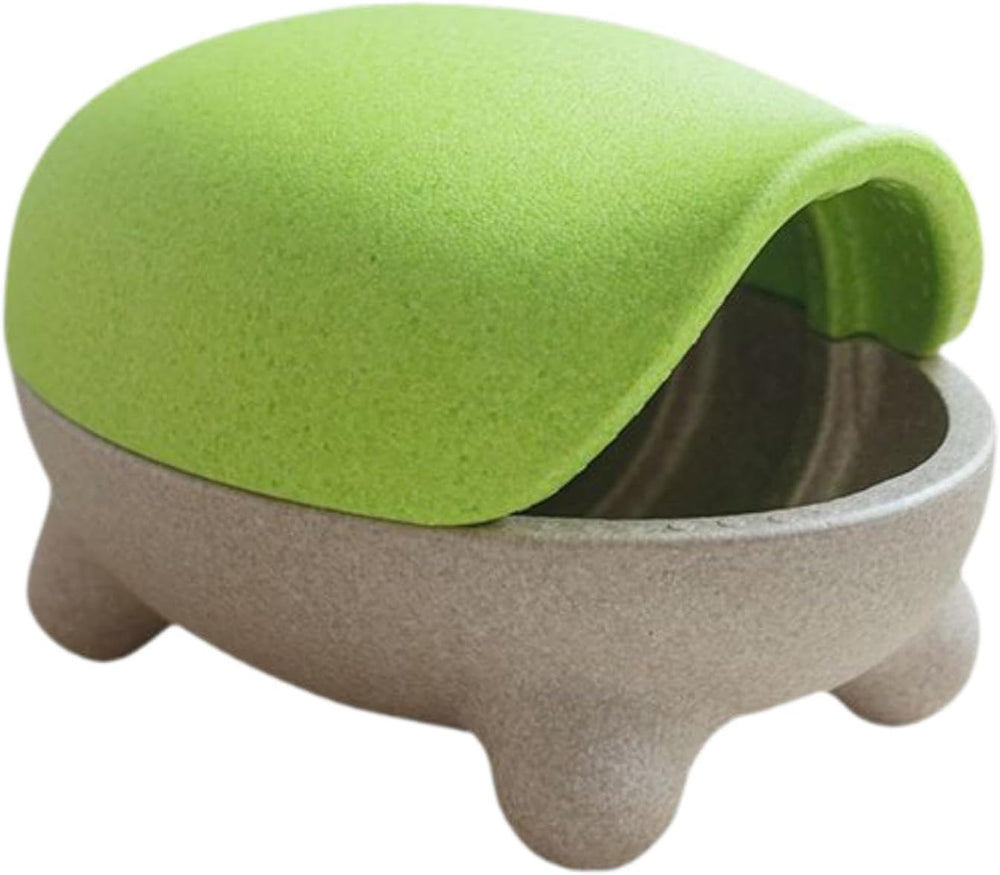 Turtle Storage Stool, Cute, Multipurpose Storage Ottoman Girls Gifts, Green