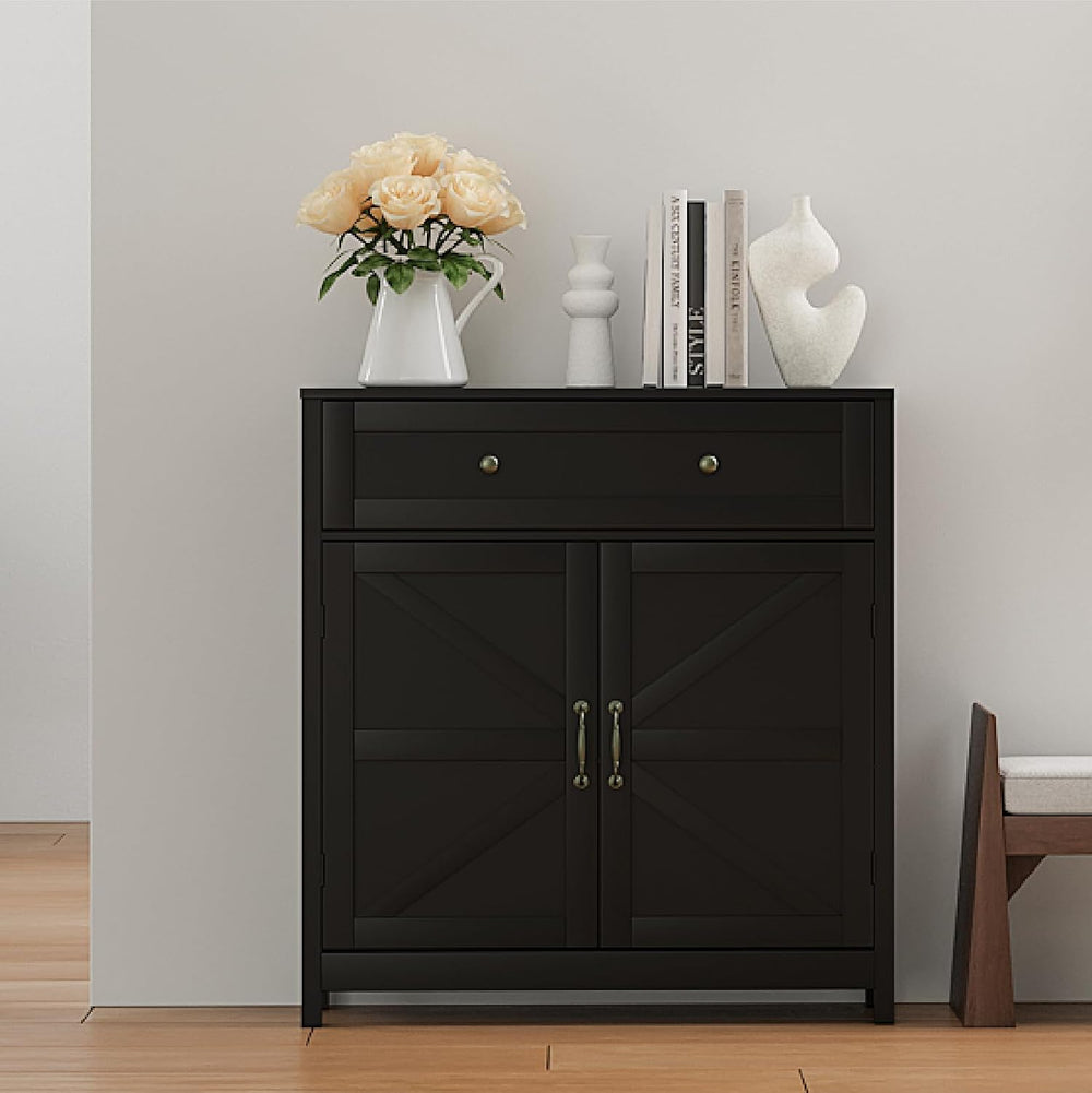 Semiocthome Farmhouse Sideboard Buffet Cabinet with Storage and Adjustable Sh...