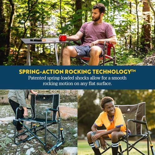 GCI Outdoor Freestyle Rocker Camping Chair | Portable Folding Rocking Chair w...