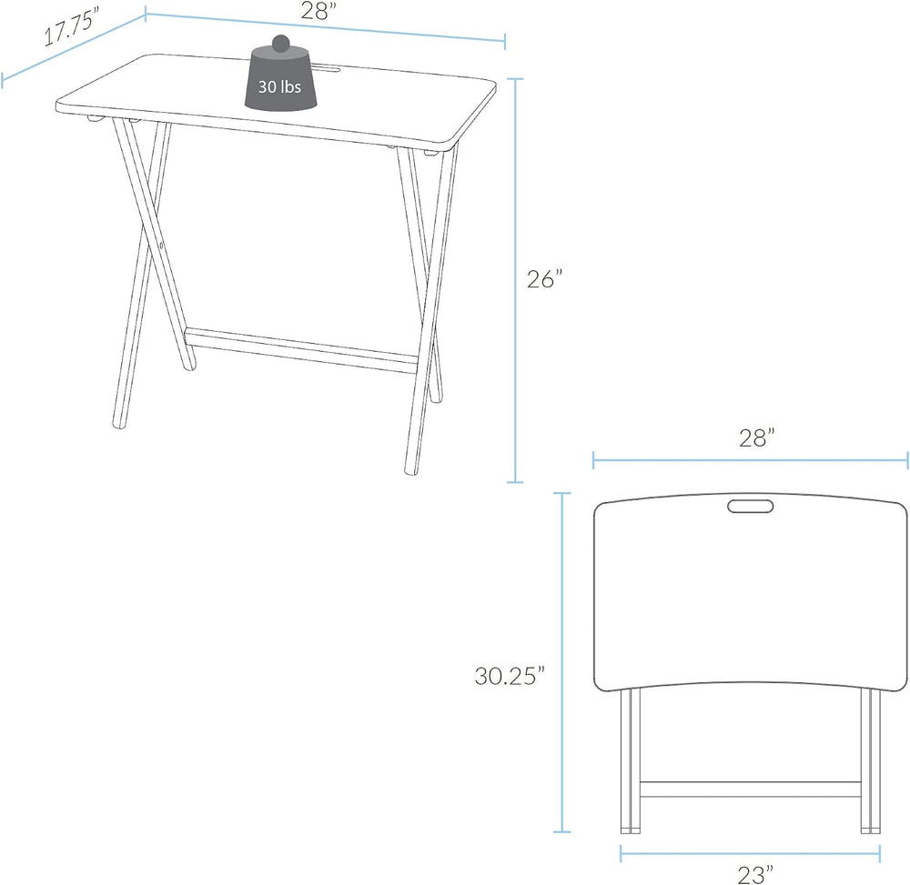 Presto Products Company American Trails Arizona Folding Table with Solid Red ...