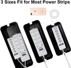 DUNCHATY 3 Pack Cable Organizer Box with Large, Medium, Small Cord Hider Box Safe ABS Material for Cover and Hide TV Wires, Computer, Router, USB Hub and Under Desk Power Strip&Cords