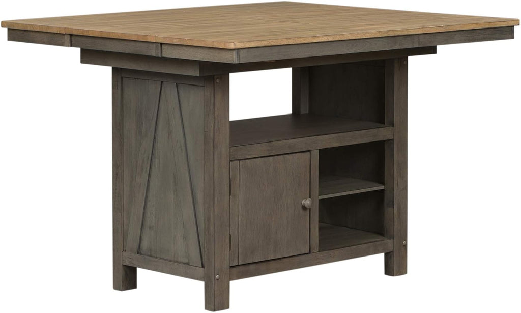 Liberty Furniture Industries Lindsey Farm Kitchen Island, W46 x D54 x H36, Light Gray