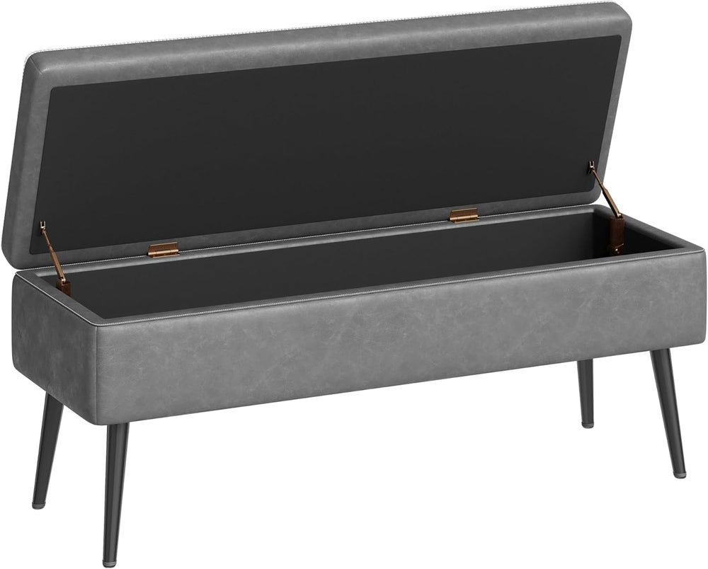 GarveeHome Storage Ottoman Bench, Mid-Century Modern Entryway Bedroom Bench, ...