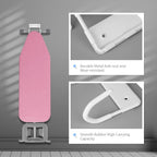 BiJun Ironing Board Holder Wall Mount, Ironing Board Hanger with 5 Inch Length, Iron Board Hook Wall Mount for Laundry Rooms (White)