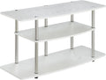 Convenience Concepts Designs2Go 3-Tier Wide TV Stand, White