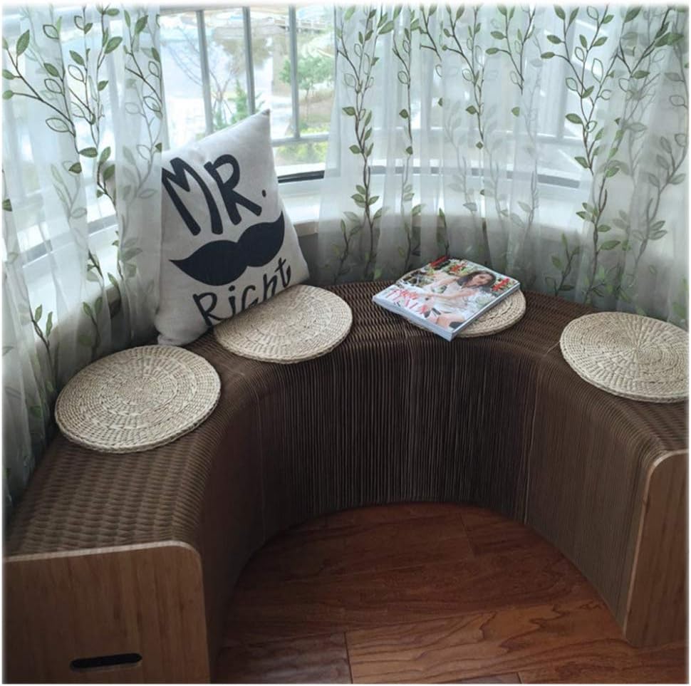 Accordion Paper Folding Sofa Chair,Versatile,Can Be Used As A Coffee Table,Shoe Change Stools and Benches,can Meet Your Various Needs,White