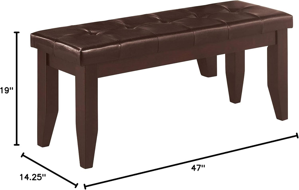 Coaster Home Furnishings - Dalila - 47-Inch Upholstered Wood Dining Bench - T...