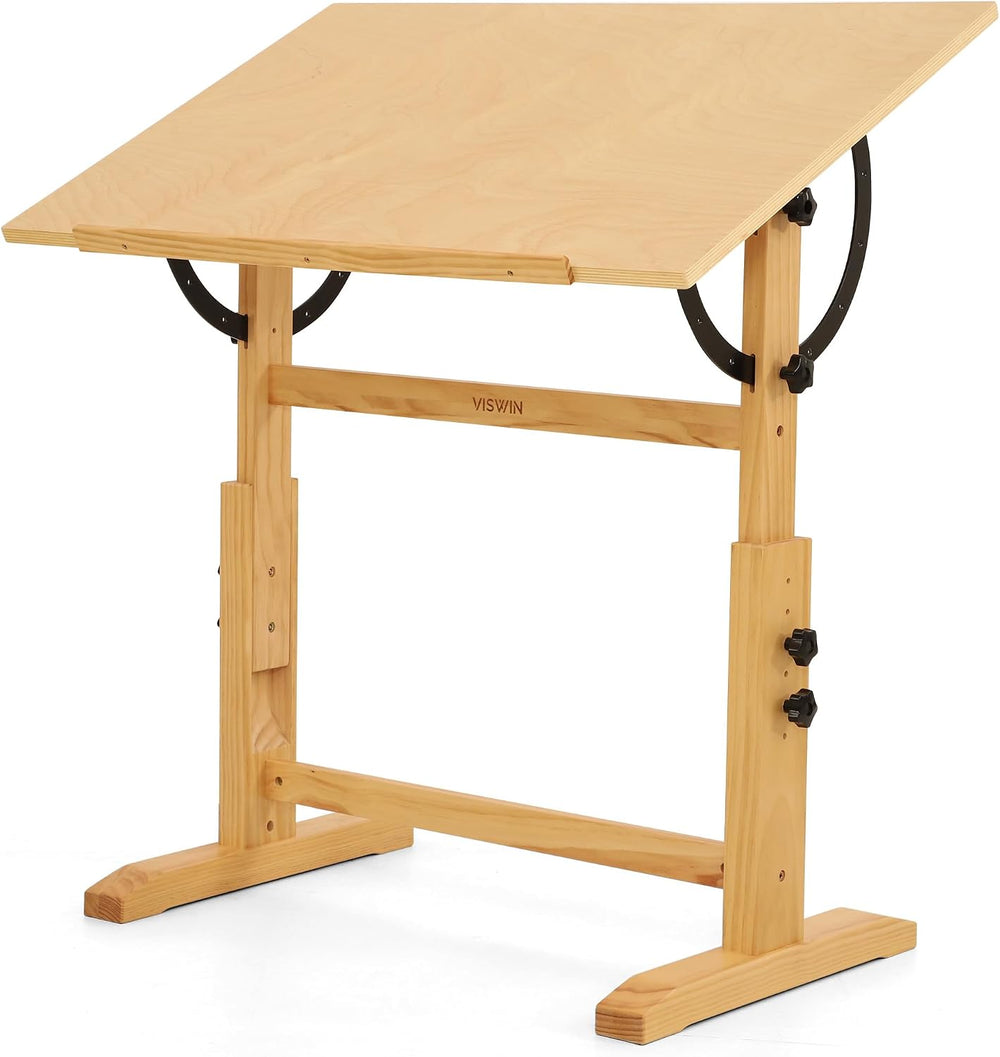VISWIN Wood Drafting Table for Adults, 24'' x 35" Drawing Table ...