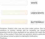 East West Furniture WEIP7-LWH-W 7 Piece Dining Table Set Consist of a Rectangle Dining Room Table with Butterfly Leaf and 6 Wooden Seat Chairs, 42x60 Inch, Linen White