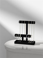 Bracelet and Necklace Holder,Velvet Jewelry Necklace Display Organizer Stand,bracelet Holder for Selling,Bracelet and Necklace Storage Tree (Style 2（Black）)