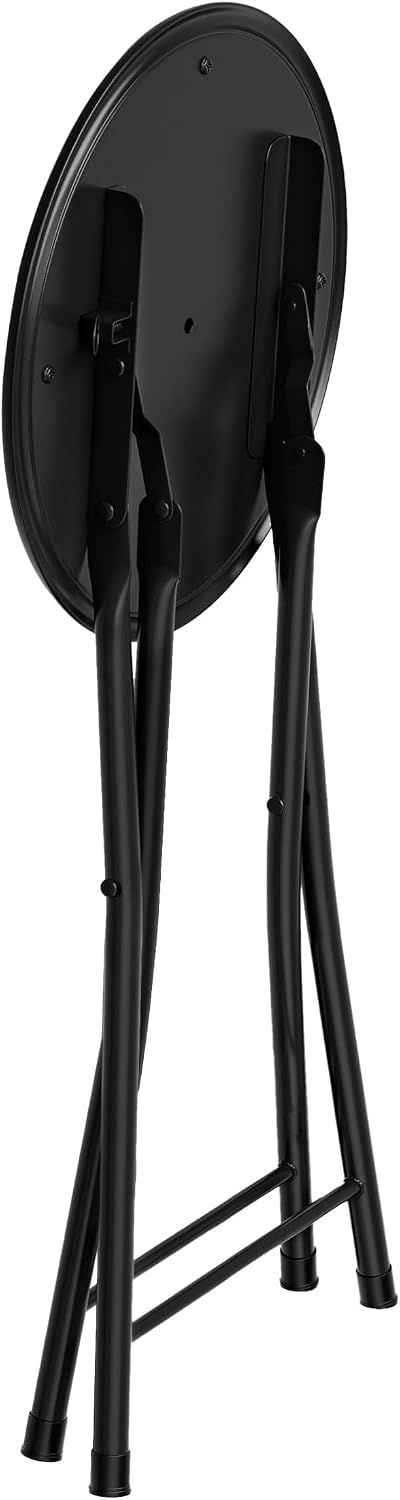 Folding Stool - Portable Backless 18-Inch Stool with 225lb Capacity, Single |...