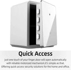 Fingerprint Password Safe Box with Key, Cabinets for Home Offcie,Lock Box,Security Box,Biometric safe,W-series 2.1Cubic feet BOFON