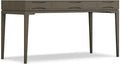 SIMPLIHOME Harper Desk - 60-Inch Wide Solid Hardwood Writing Desk in Farmhouse Grey, Mid-Century Modern Home Office Computer Table for Workspace or Study with 2 Drawers and Flip-Down Keyboard Tray