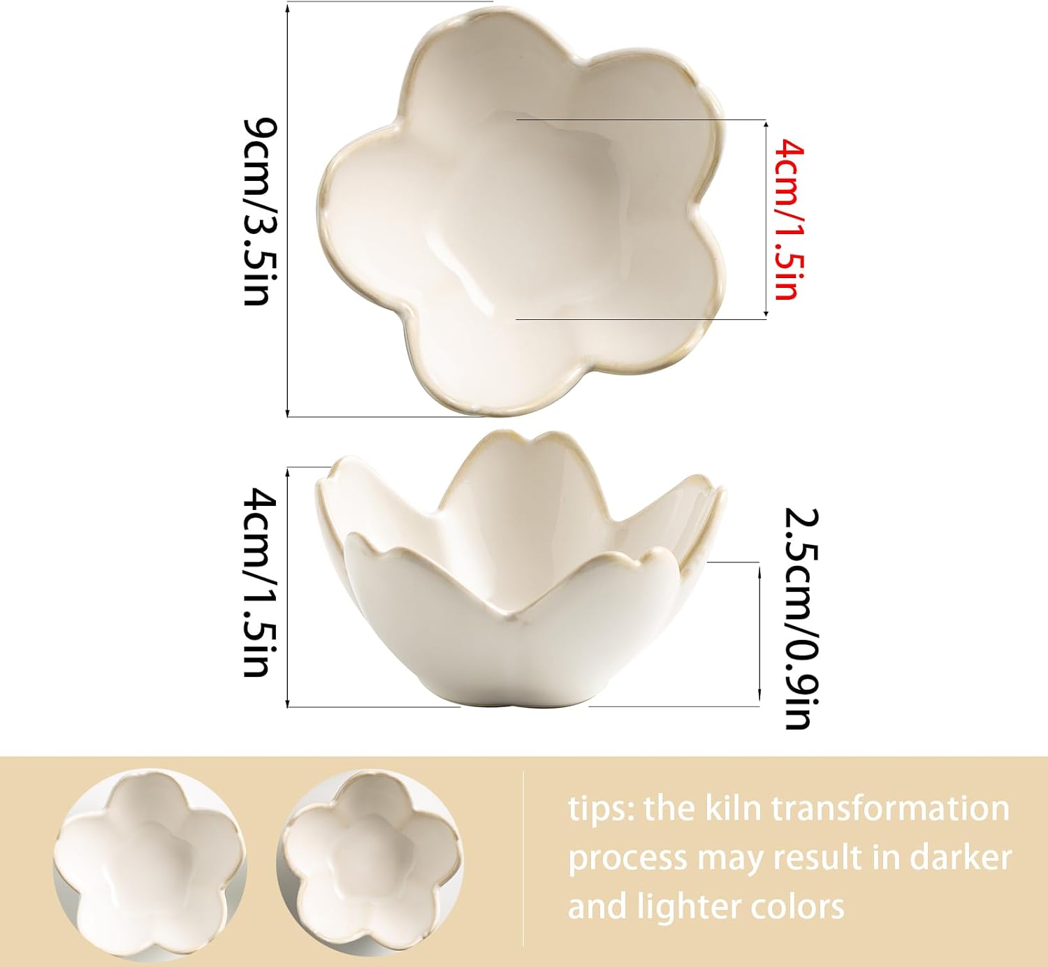 Flower Ring Holder Dish, Ceramic Jewelry Tray, Small Trinket Dish | Jewelry plate bowl works as a cute ring holder dish, adding aesthetic room decor and Christmas birthday gifts for women.