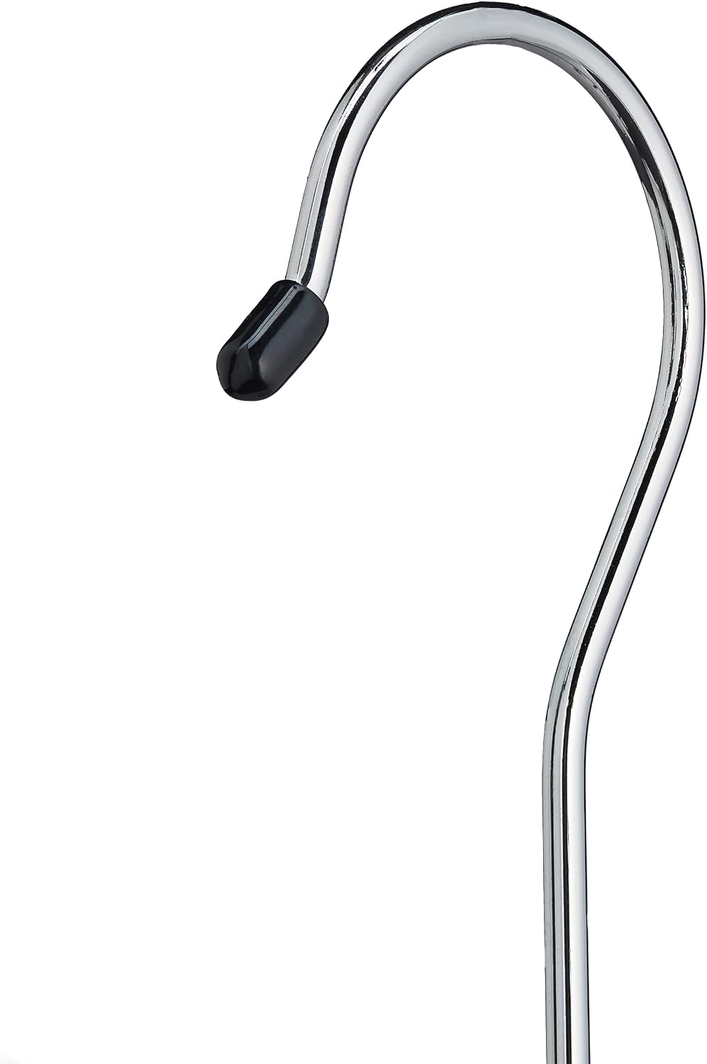 Relaxdays Shoe Hook, Set of 3, Holder with Non-Slip Rubber Coating, Different Types, H x W x D 33.5 x 14 x 4 cm Black, Iron, PVC