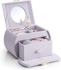 VLANDO Musical Jewelry Box, Orchid Hush, Girls | Spinning Ballerina, For Necklaces, Rings and Hair Accessories, Gift for Girls and Kids