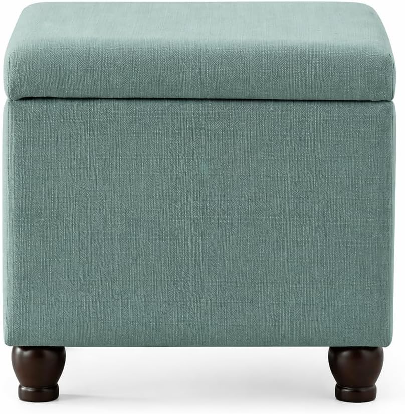 Spatial Order Home Decor | Upholstered MediumRectangular Storage Ottoman | Hi...